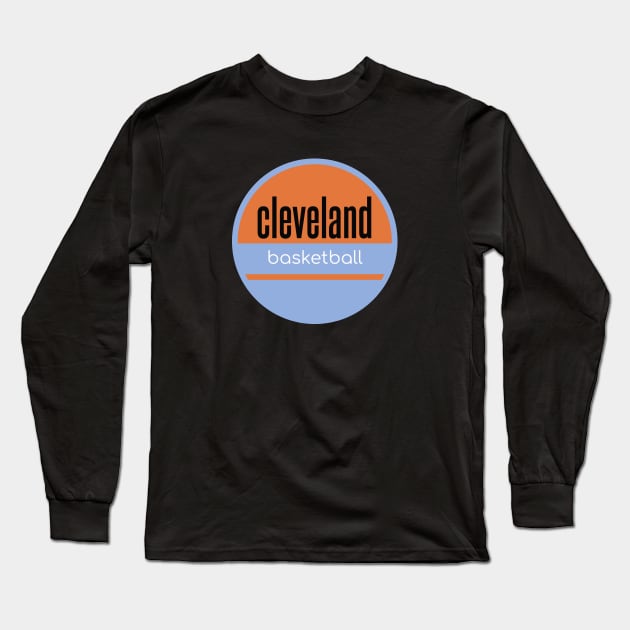 cleveland cavaliers basketball Long Sleeve T-Shirt by BVHstudio